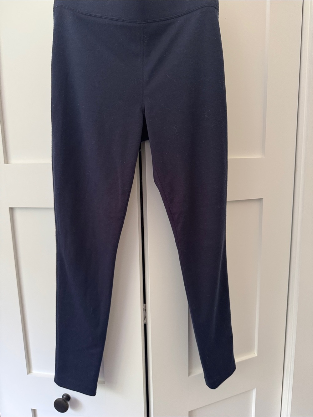 Tahari Womens Navy Leggings